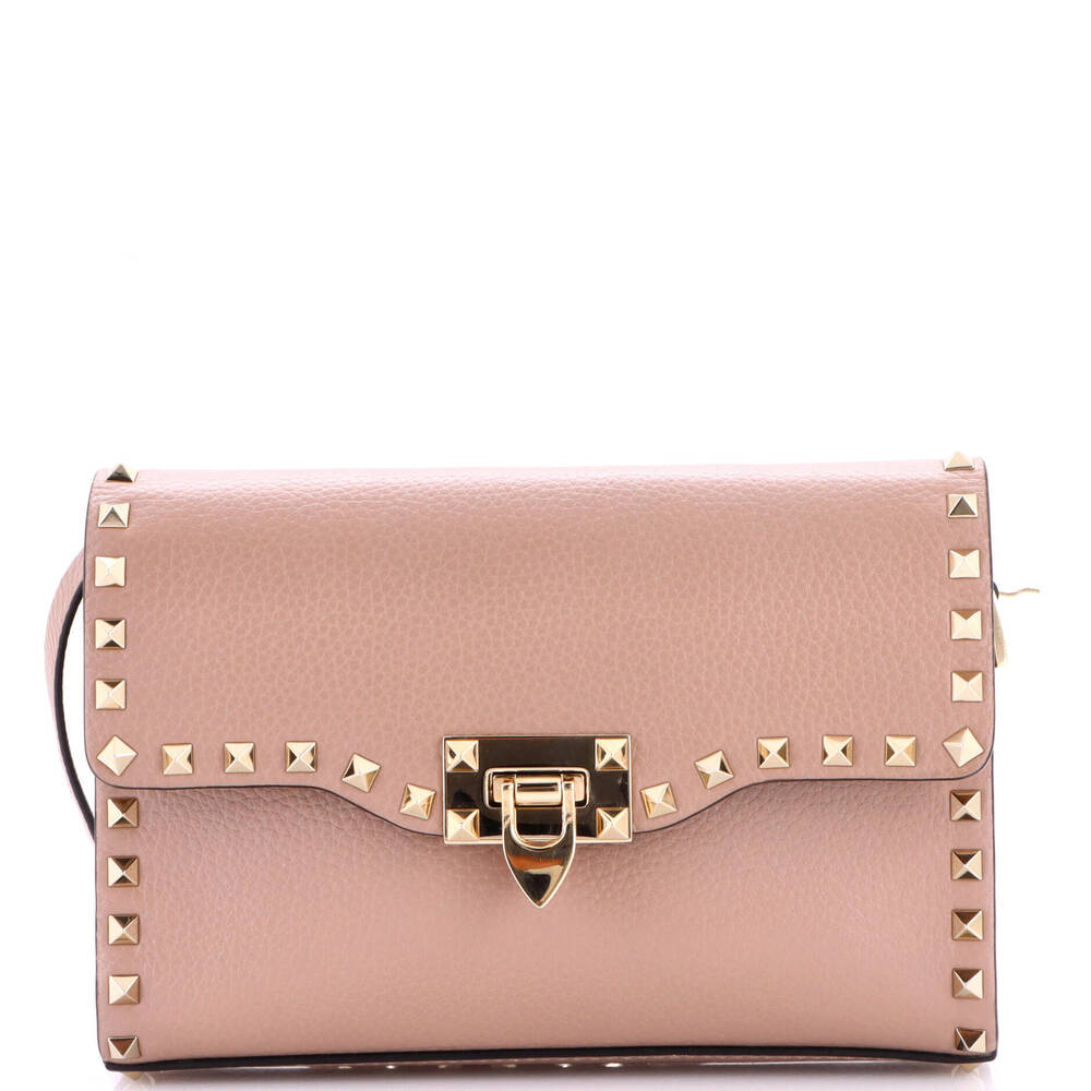 Valentino Garavani Medium Rockstud Flip Lock Flap Bag